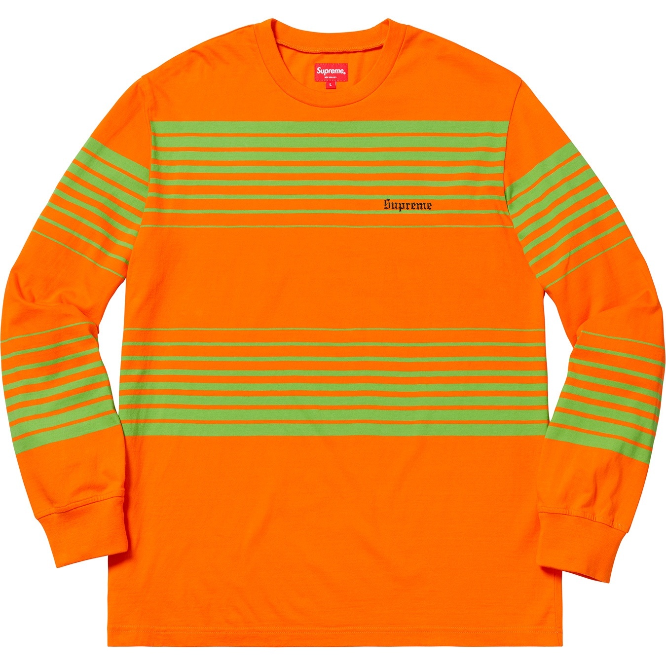 Fade Stripe L/S Top view 2
